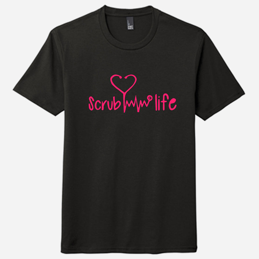 Scrub Life Stethoscope Heart