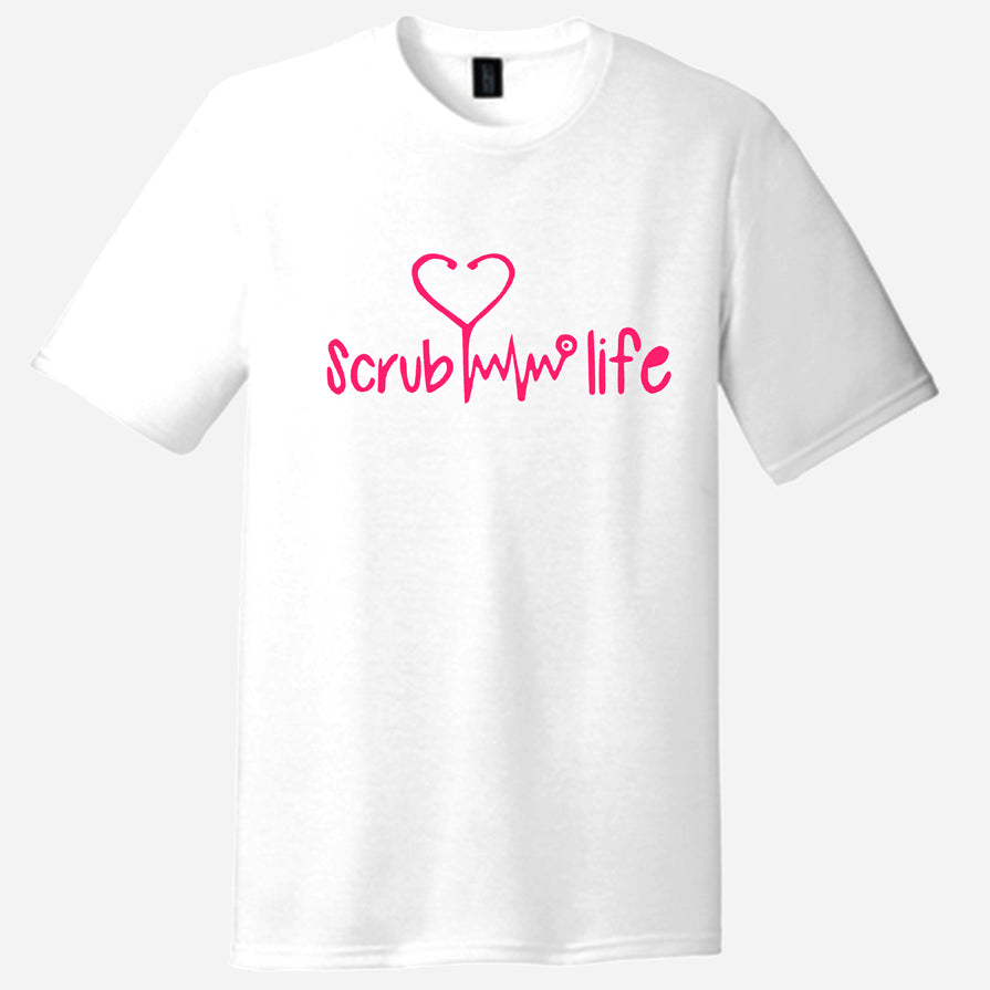 Scrub Life Stethoscope Heart